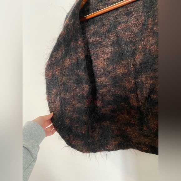 𝅺 😍2/$20 HandKnit Wool Blend Open Cardigan Sz S New #242 - Picture 6 of 7